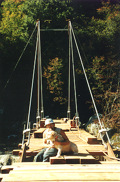 Carroll Vogel and Filson during decking.