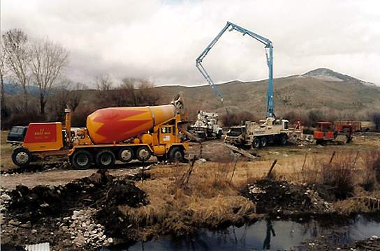 L.S. Ready Mix (Dillon, MT) and Lonesome Dove Pumping (Bozeman, MT) ready to go.