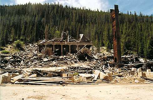 Ruins of mill at Coolidge.
