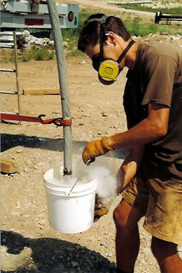 Marco Ernandes acid dipping bridge strand.