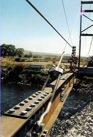 The view from mid-span looking east.