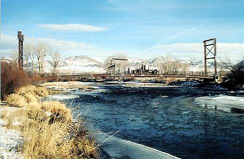 By golly, the bridge works; 30,000 pound truck and all.