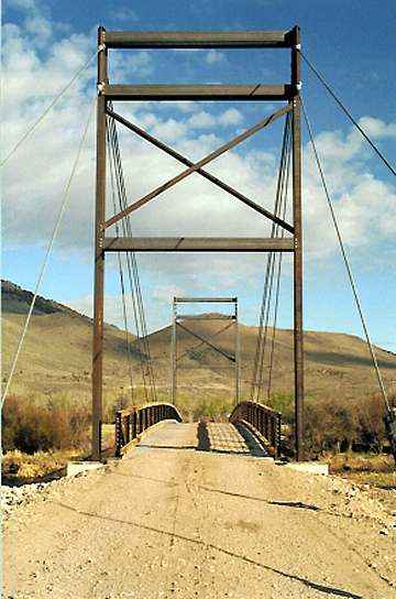 Meriwether Bridge, looking west.