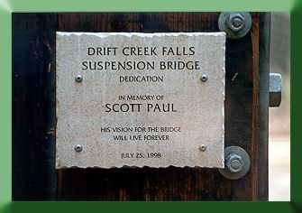 Scott Paul Dedication Plaque