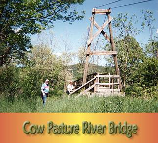 Cow Pasture River Bridge 4 years after construction.