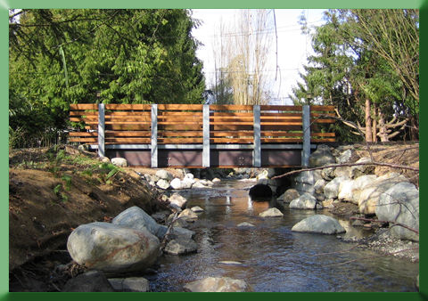 Maple Leaf Bridge from Upstream