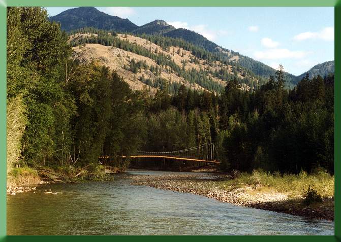 Methow River, with Goat Peak in the distance